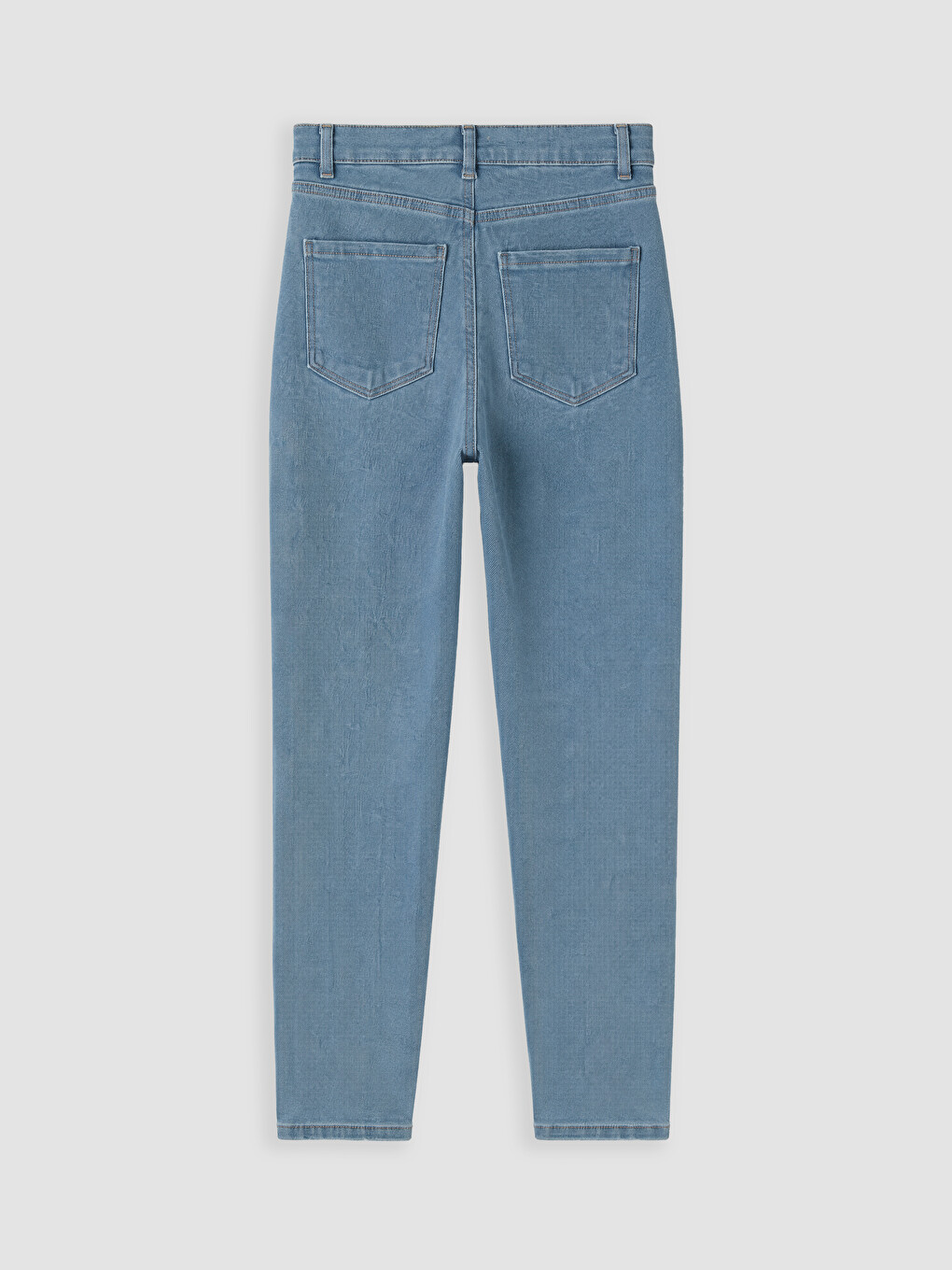İndigo Yüksek Bel Süper Skinny Fit Kadın Jean Pantolon-2