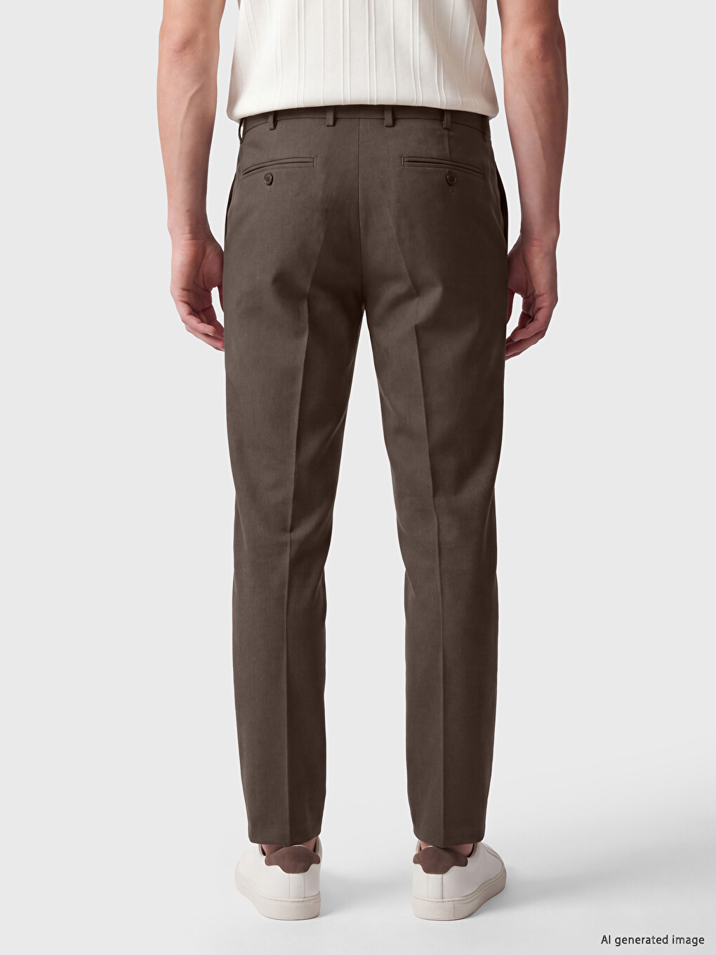 Regular Fit Men's Trousers-4