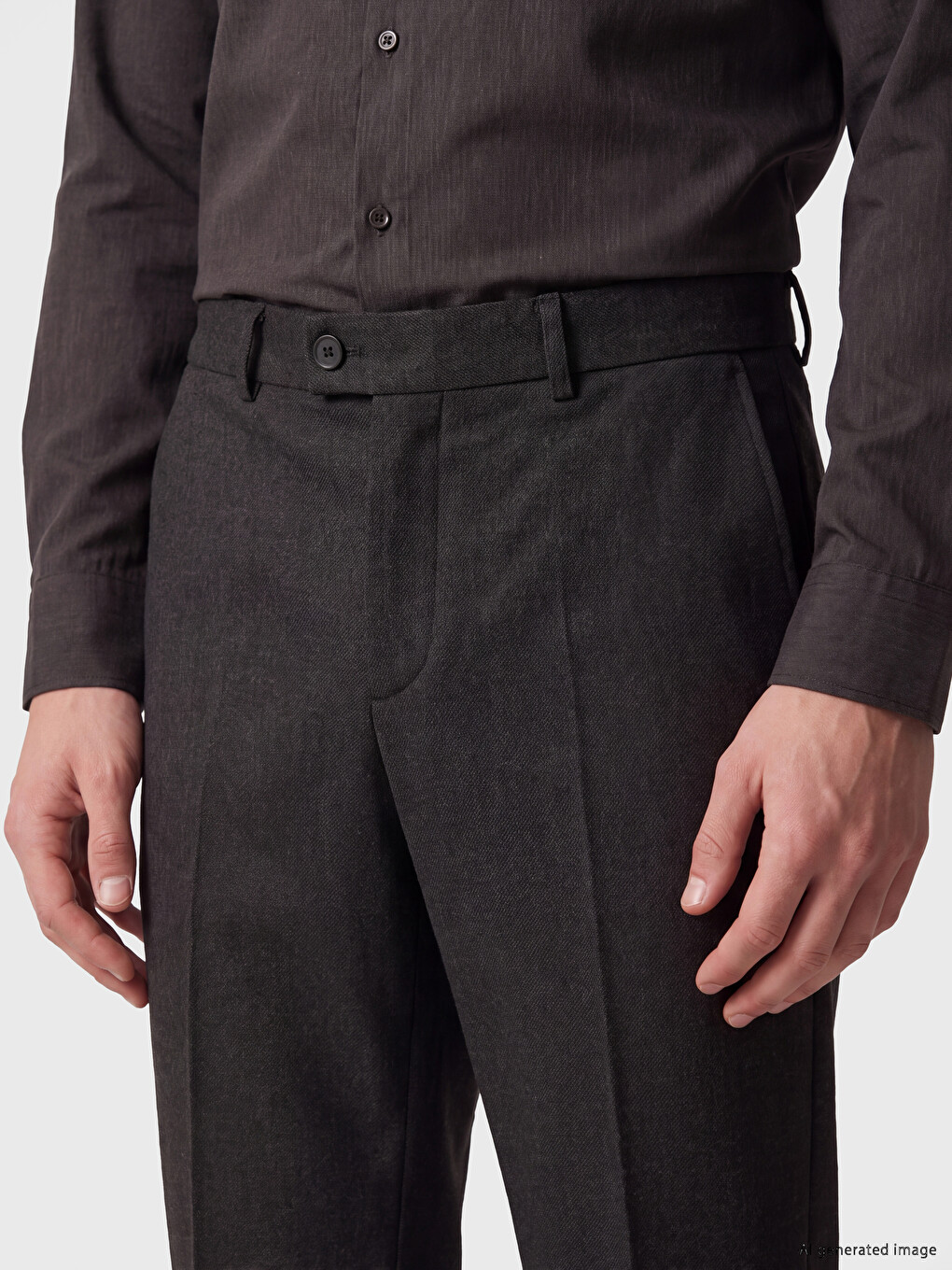 Regular Fit Men's Trousers-2