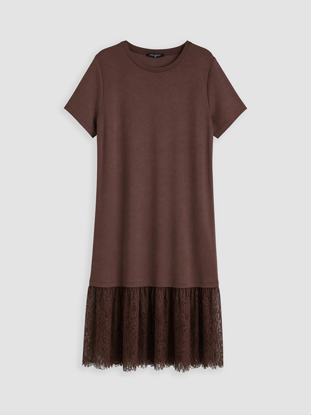 Woman Brown Dress