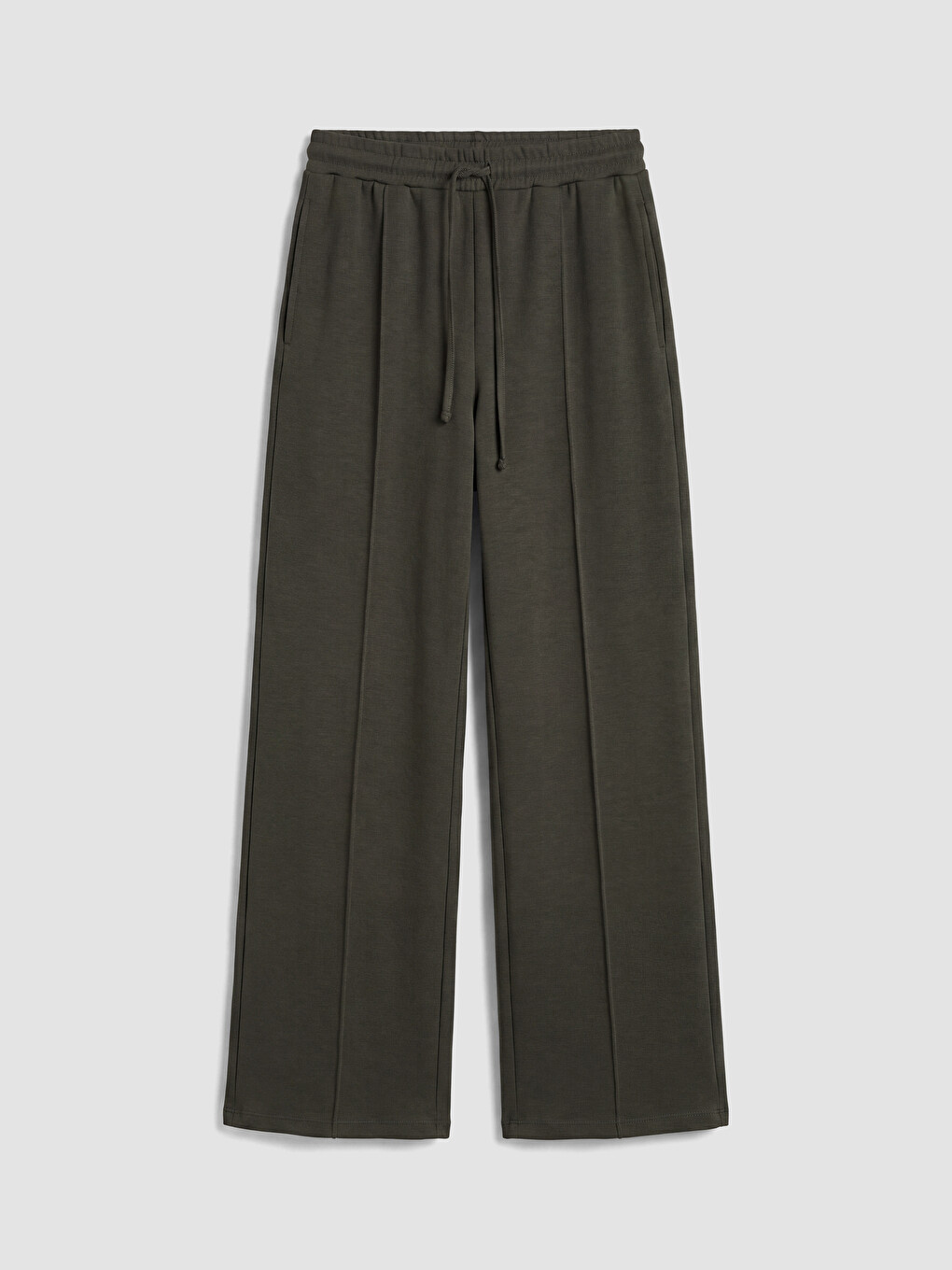 Woman Khaki Sweatpants-4