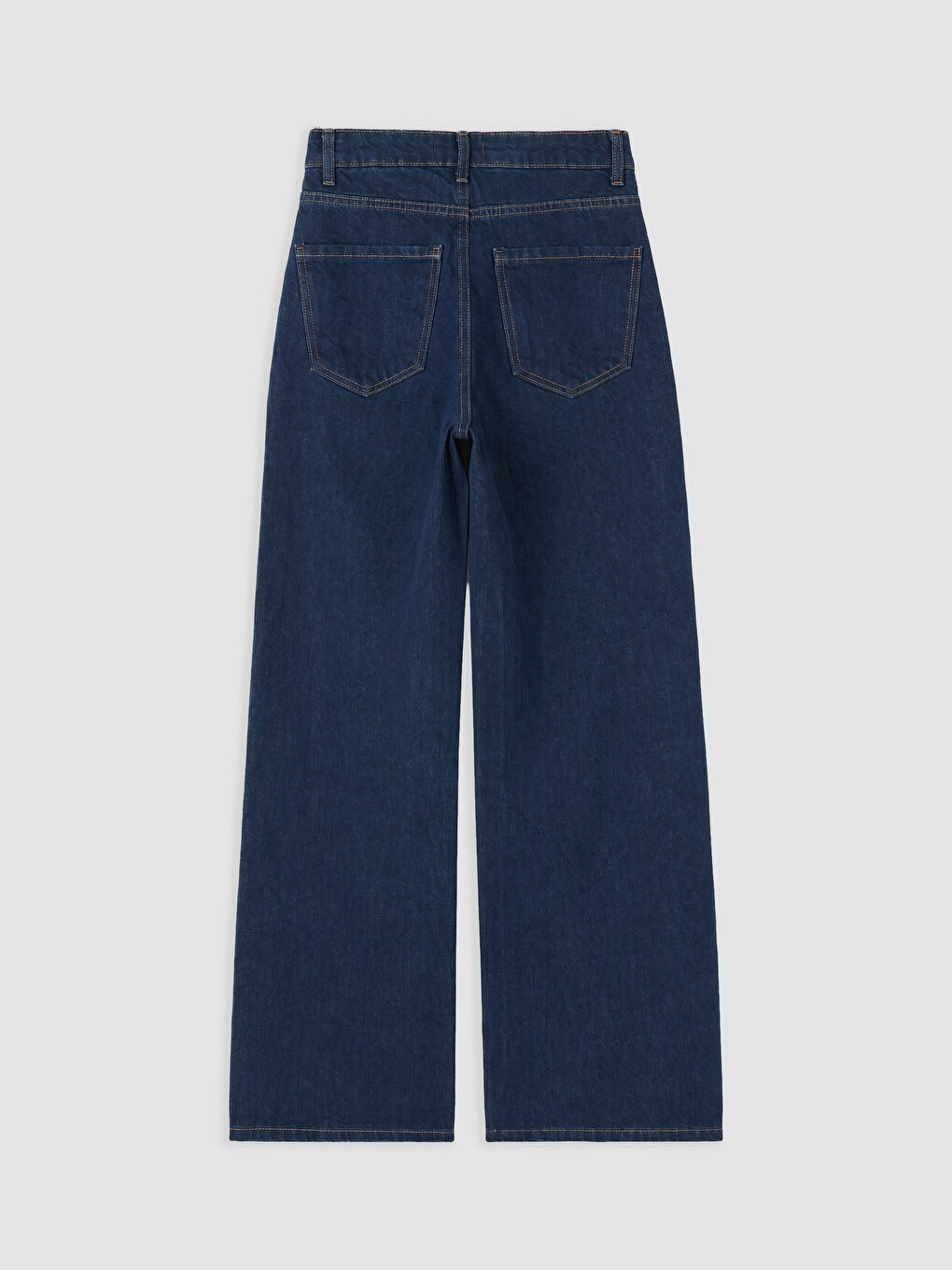 İndigo Wideleg Kadın Jean Pantolon-5