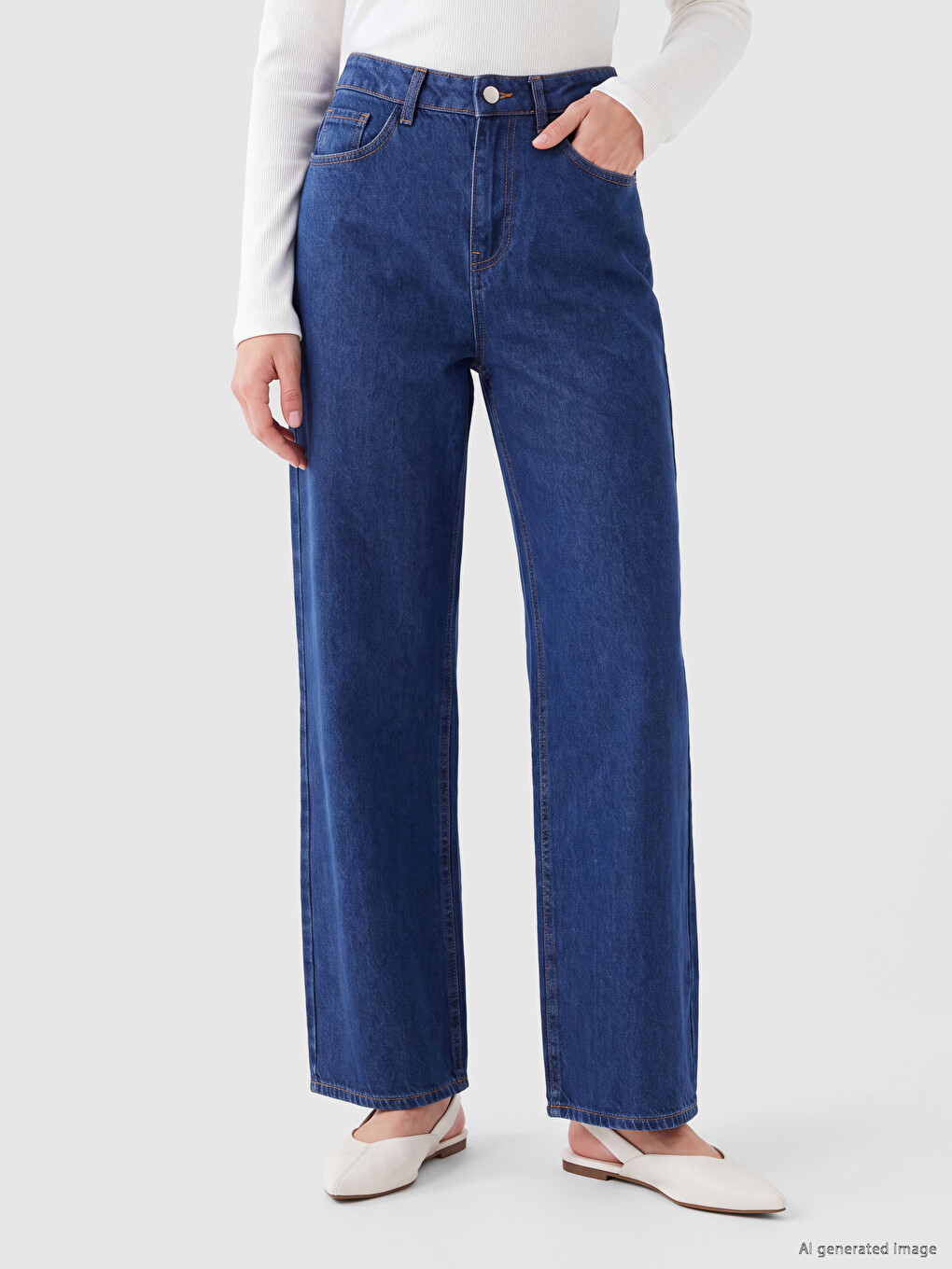 Woman Indigo Jeans-1