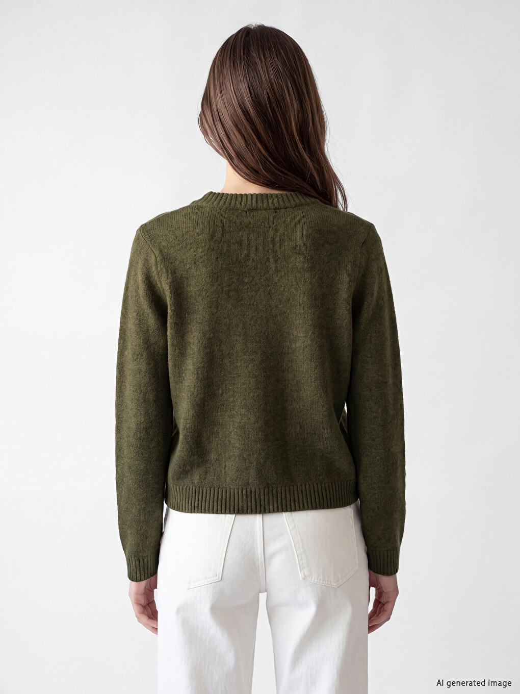 Crew Neck Floral Embroidered Women's Knitwear Cardigan-3