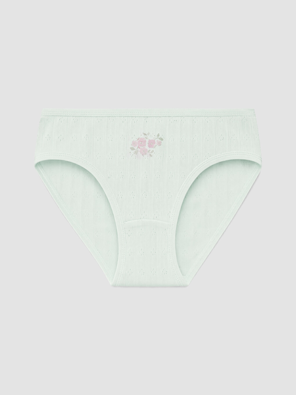 Floral Patterned Girls' Knickers 3-pack-4
