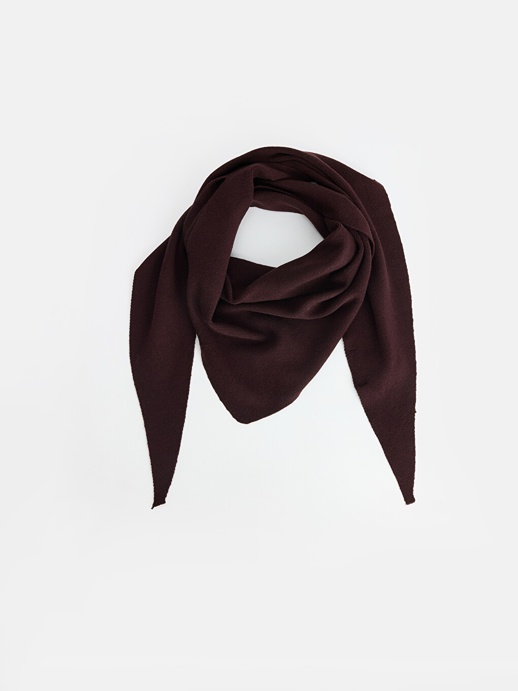 Woman Brown Scarf