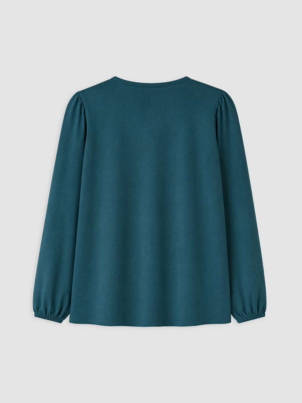 Notch Neck Embroidered Blouse-5