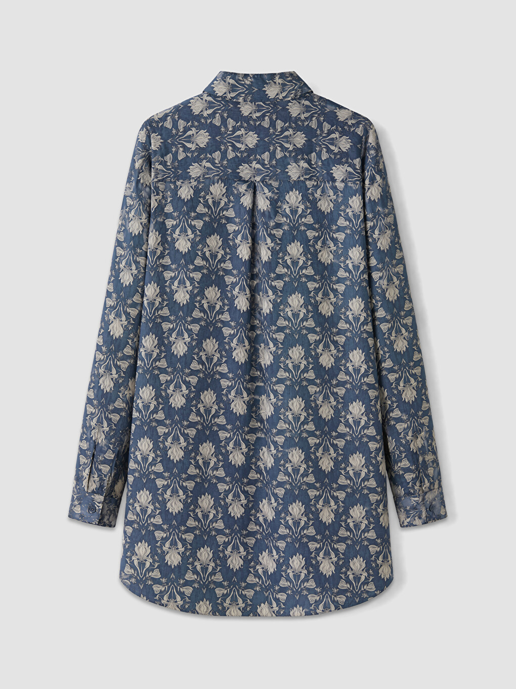Patterned Women's Shirt Tunic-5