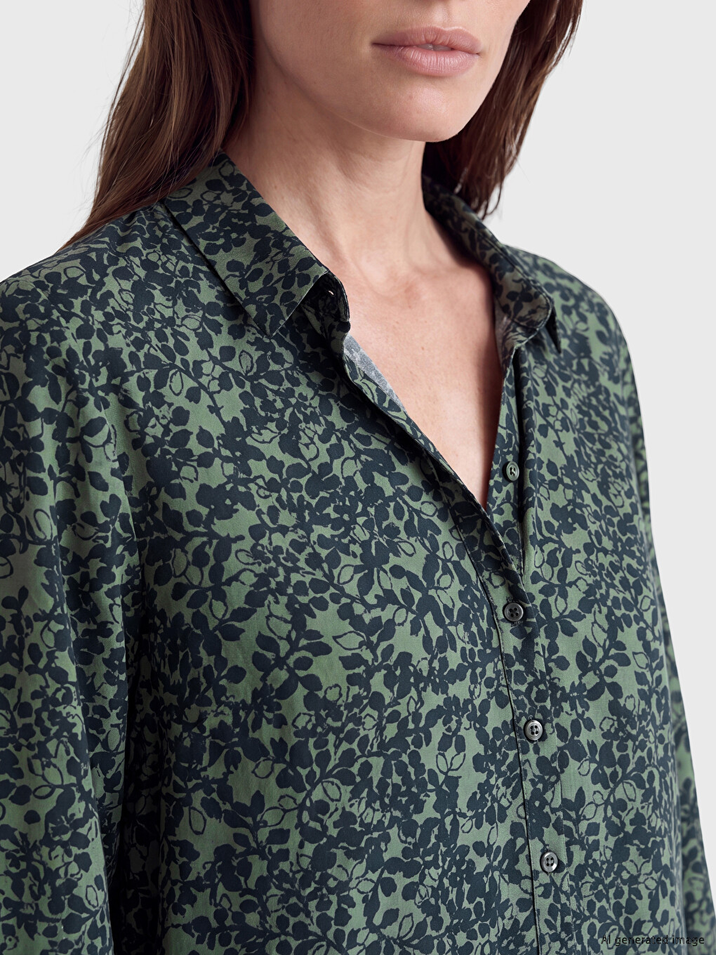 Patterned Women's Shirt-2