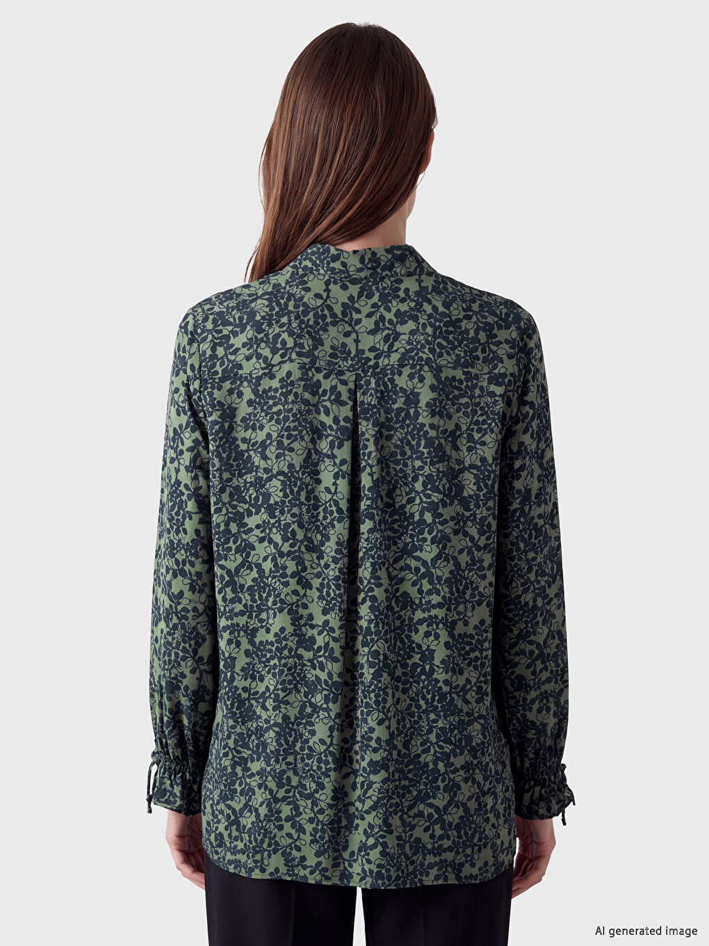 Patterned Women's Shirt-3