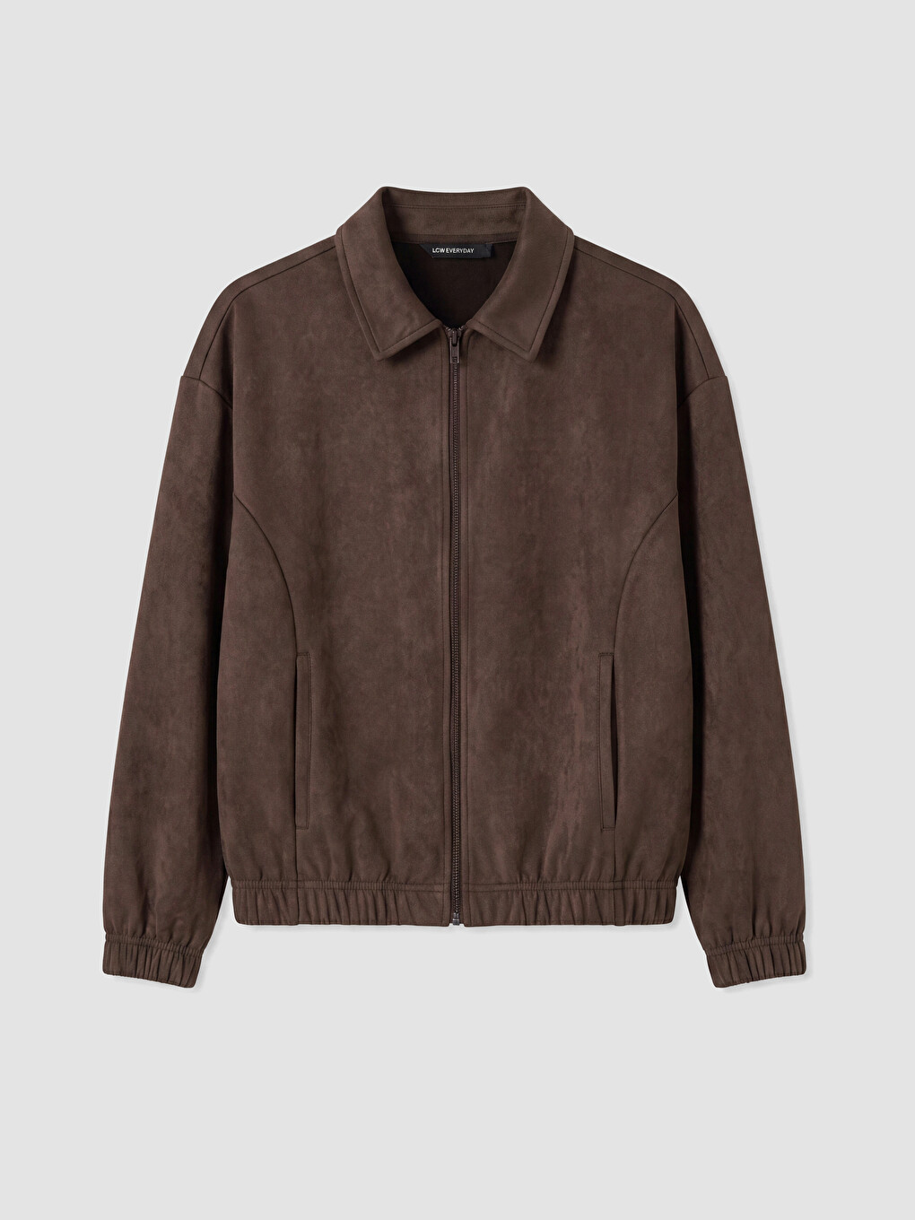 Oversize Faux Suede Women's Jacket-4