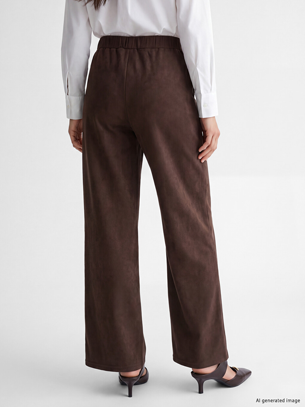 Woman Brown Trousers-3