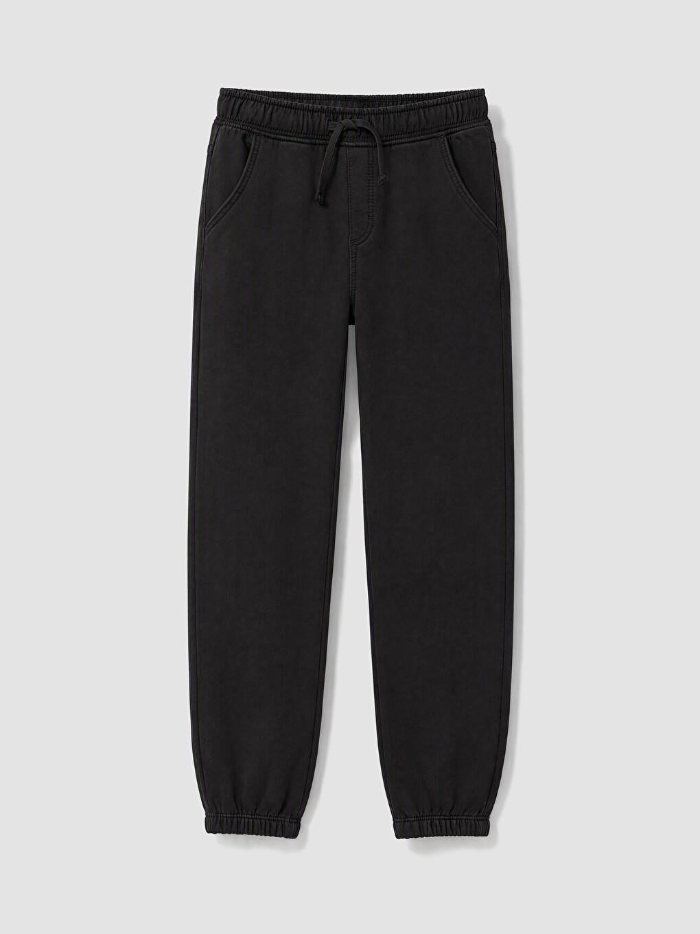 Siyah Erkek Çocuk Jogger Jean Pantolon