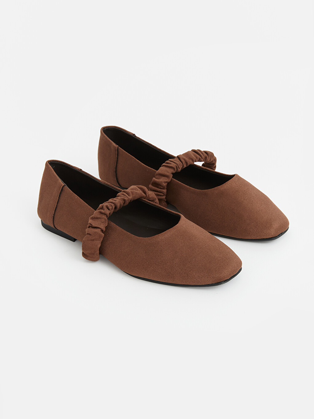Woman Brown Ballet Flats