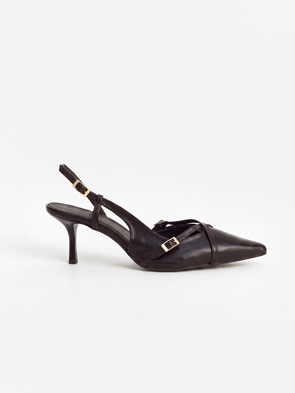 Woman Brown High Heels-1
