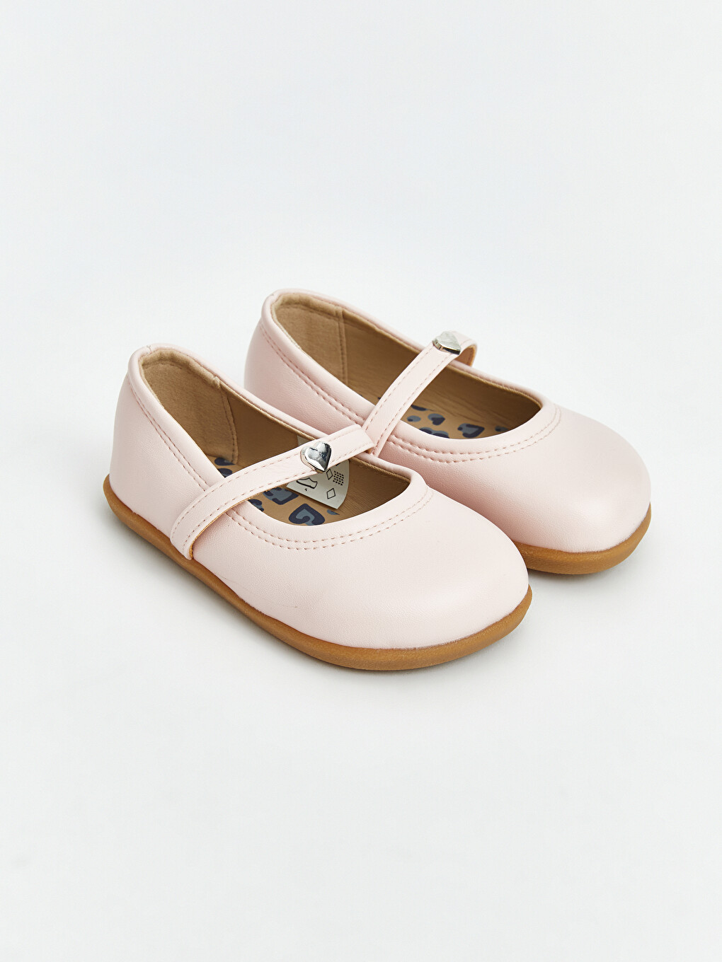 Faux Leather Baby Girls' Ballet Flats