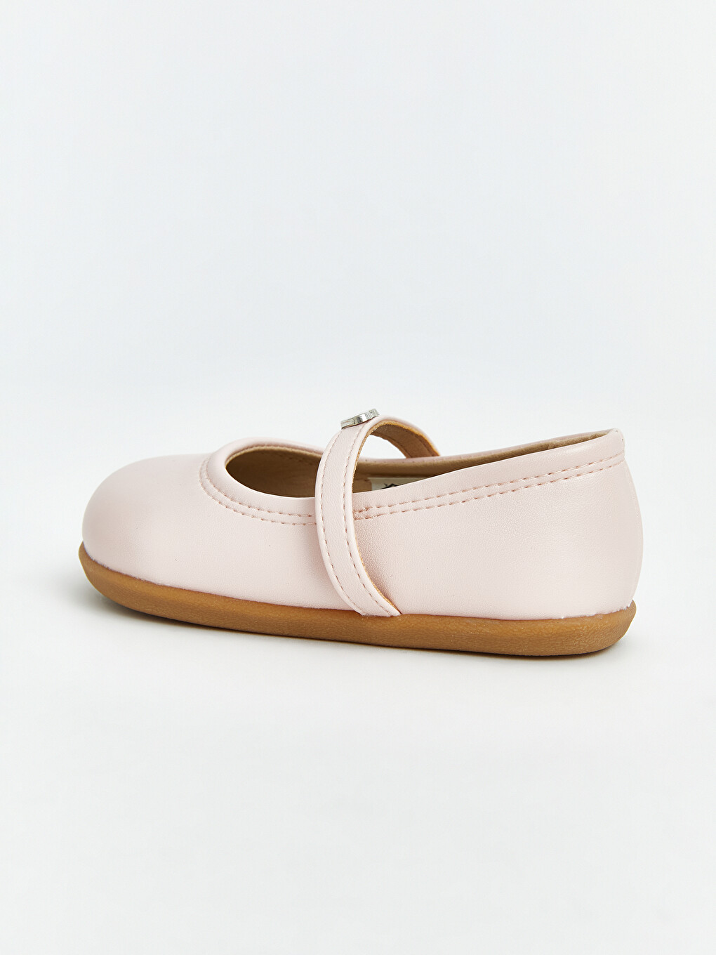 Faux Leather Baby Girls' Ballet Flats-1