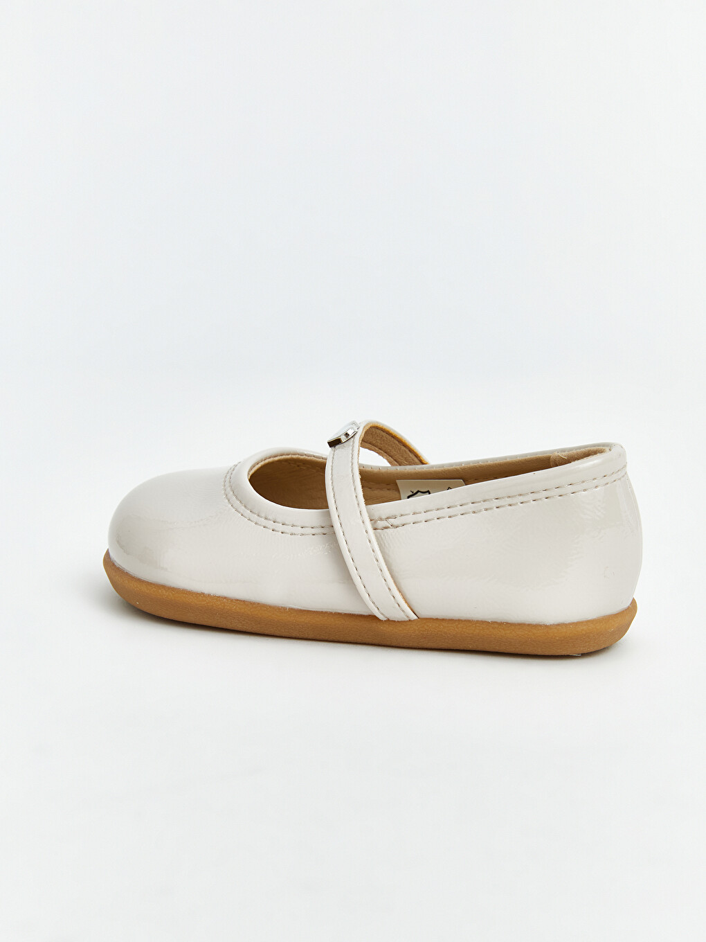 Faux Leather Baby Girls' Ballet Flats-1