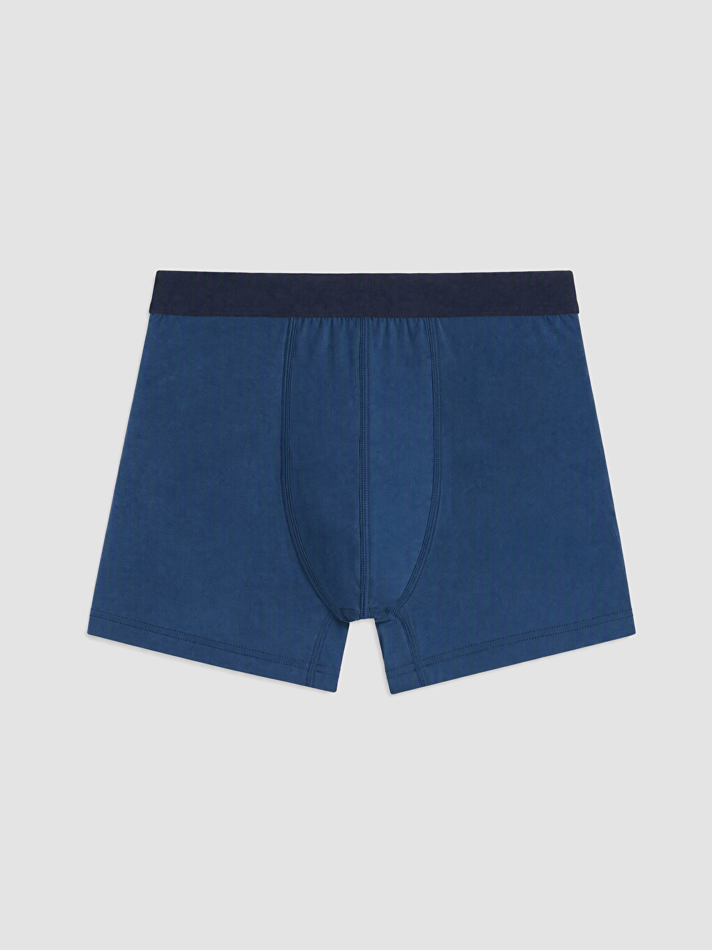 Lacivert Pamuklu Esnek Erkek Boxer 5'li Paket-1
