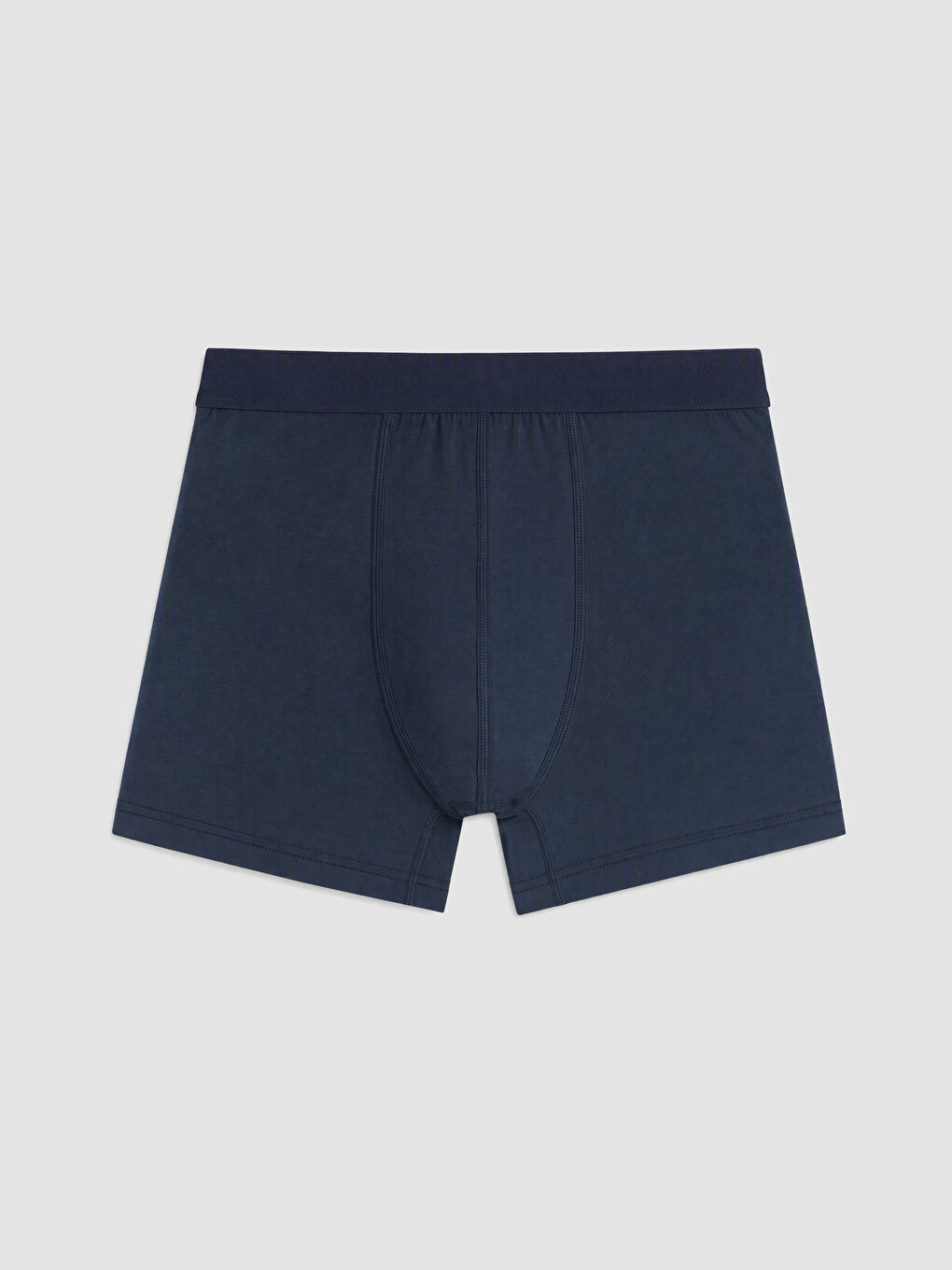 Lacivert Pamuklu Esnek Erkek Boxer 5'li Paket-3