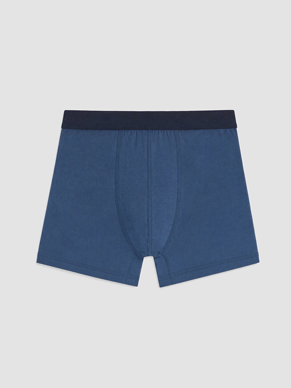 Lacivert Pamuklu Esnek Erkek Boxer 5'li Paket-4