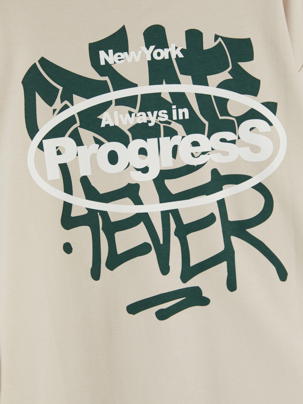 Boy Beige T-shirt-4
