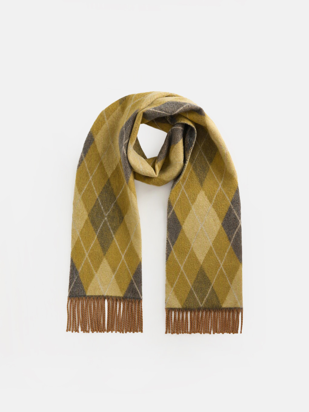 Woman Khaki Scarf