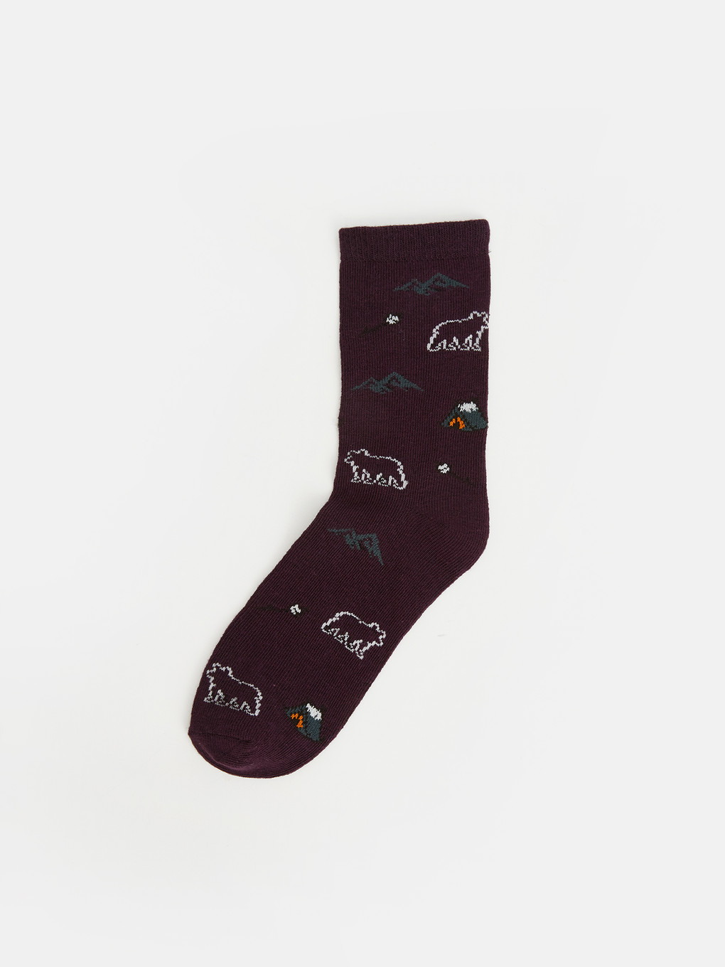 5 Pack Animal Patterned Boys' Ankle Socks-3