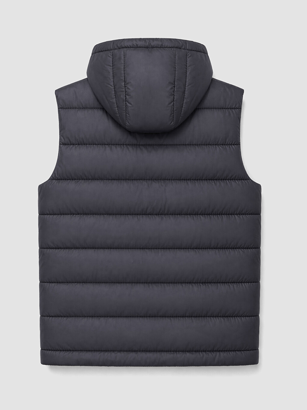 Hooded Fc Barcelona Embroidered Boys' Puffer Gilet-3