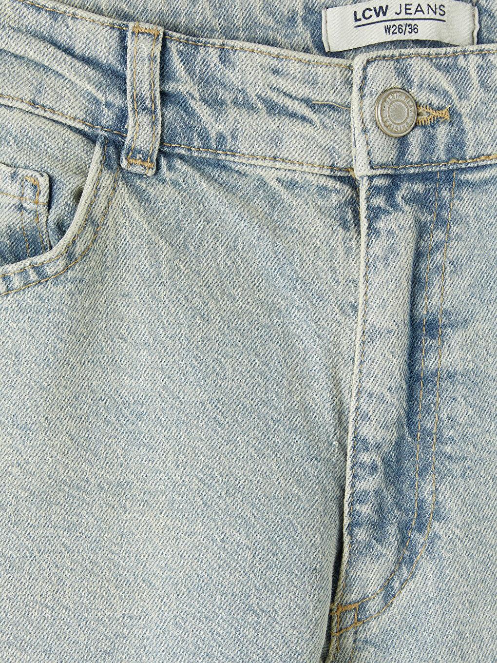 İndigo Boyfriend Kadın Jean Pantolon-1