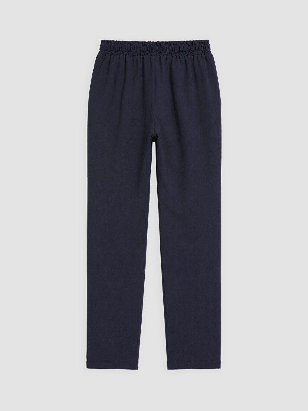 Woman Navy Tailored Trousers-5
