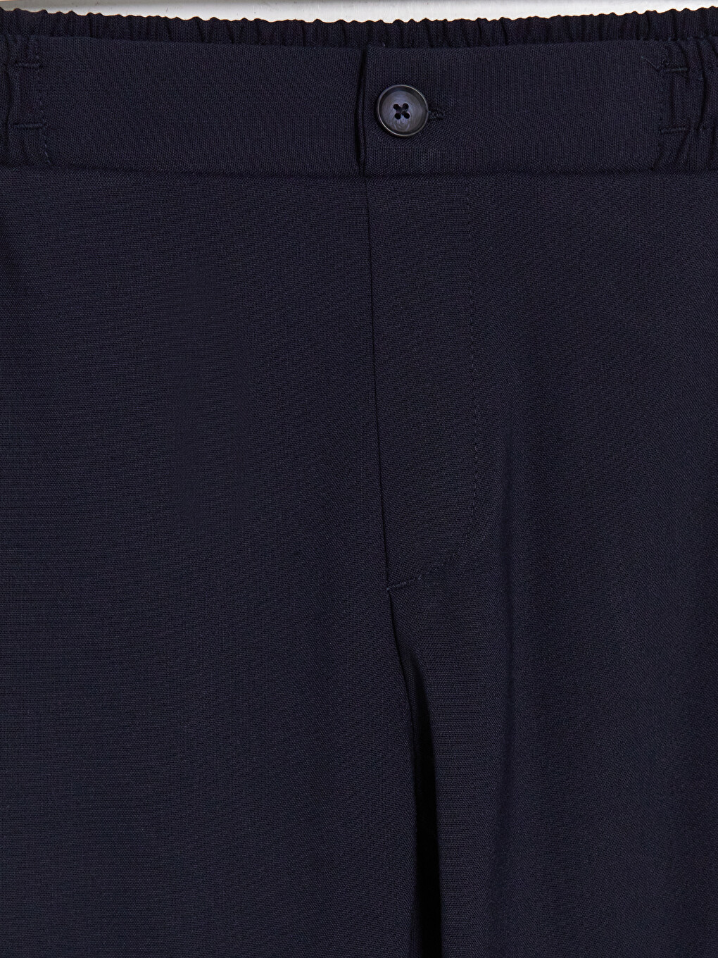 Woman Navy Tailored Trousers-6