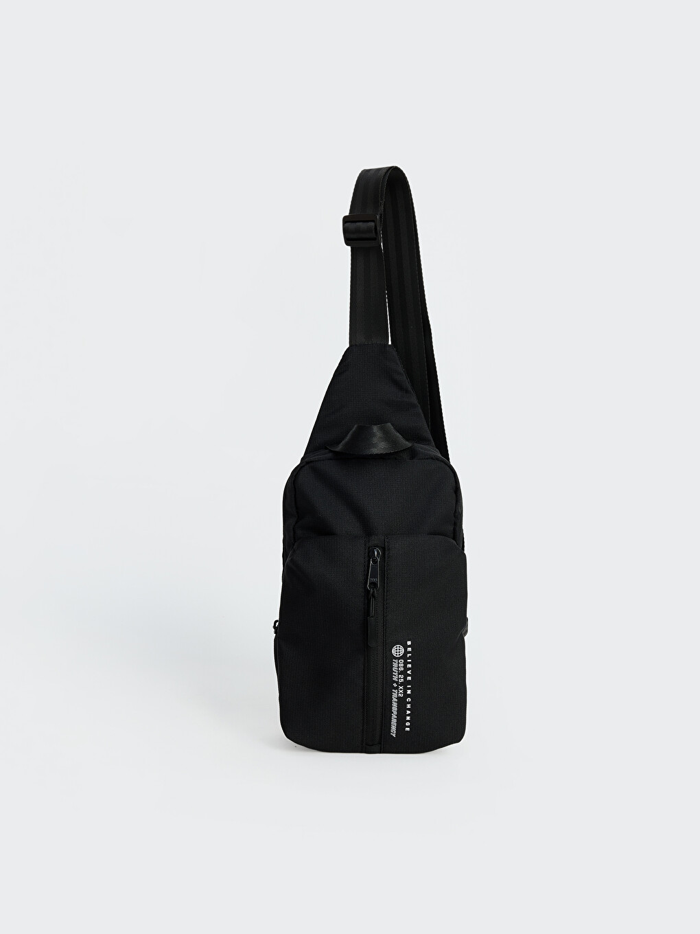 Man Black Sling Bag