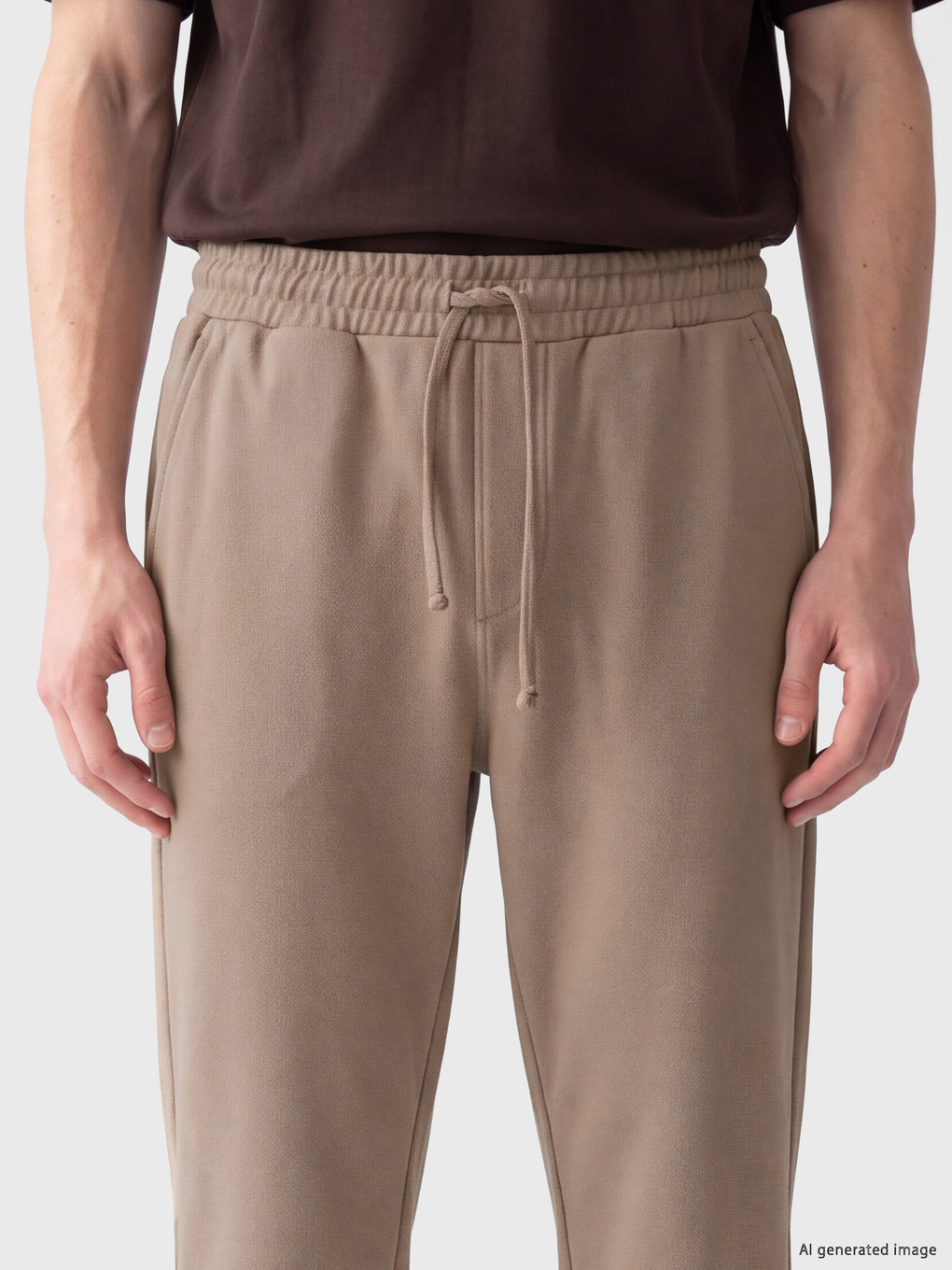 Kahverengi Regular Fit Erkek Eşofman Altı-2