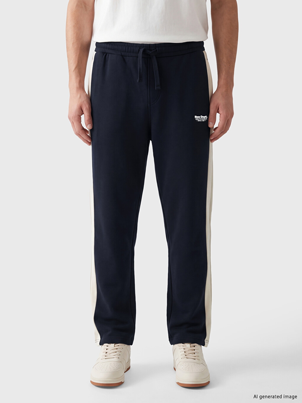 Lacivert Regular Fit Erkek Eşofman Altı