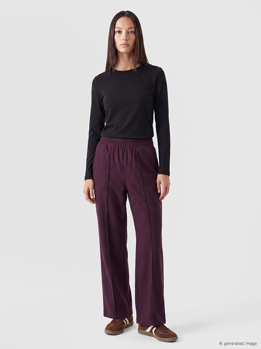 Woman Purple Sweatpants