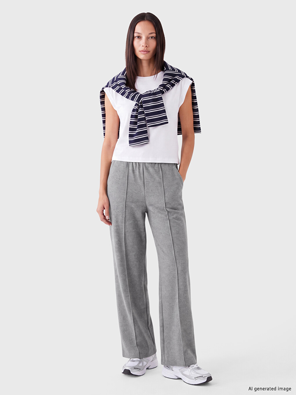 Woman Grey Sweatpants