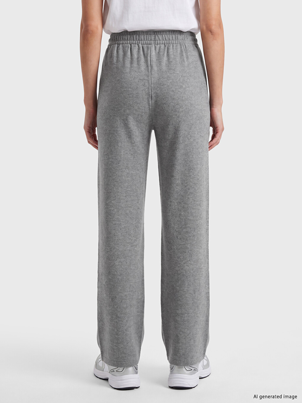 Woman Grey Sweatpants-3