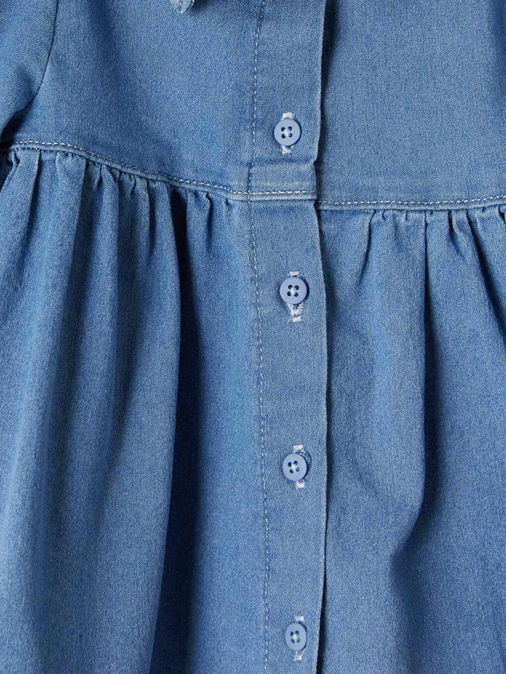 Collared Neck Baby Girls' Dress-3