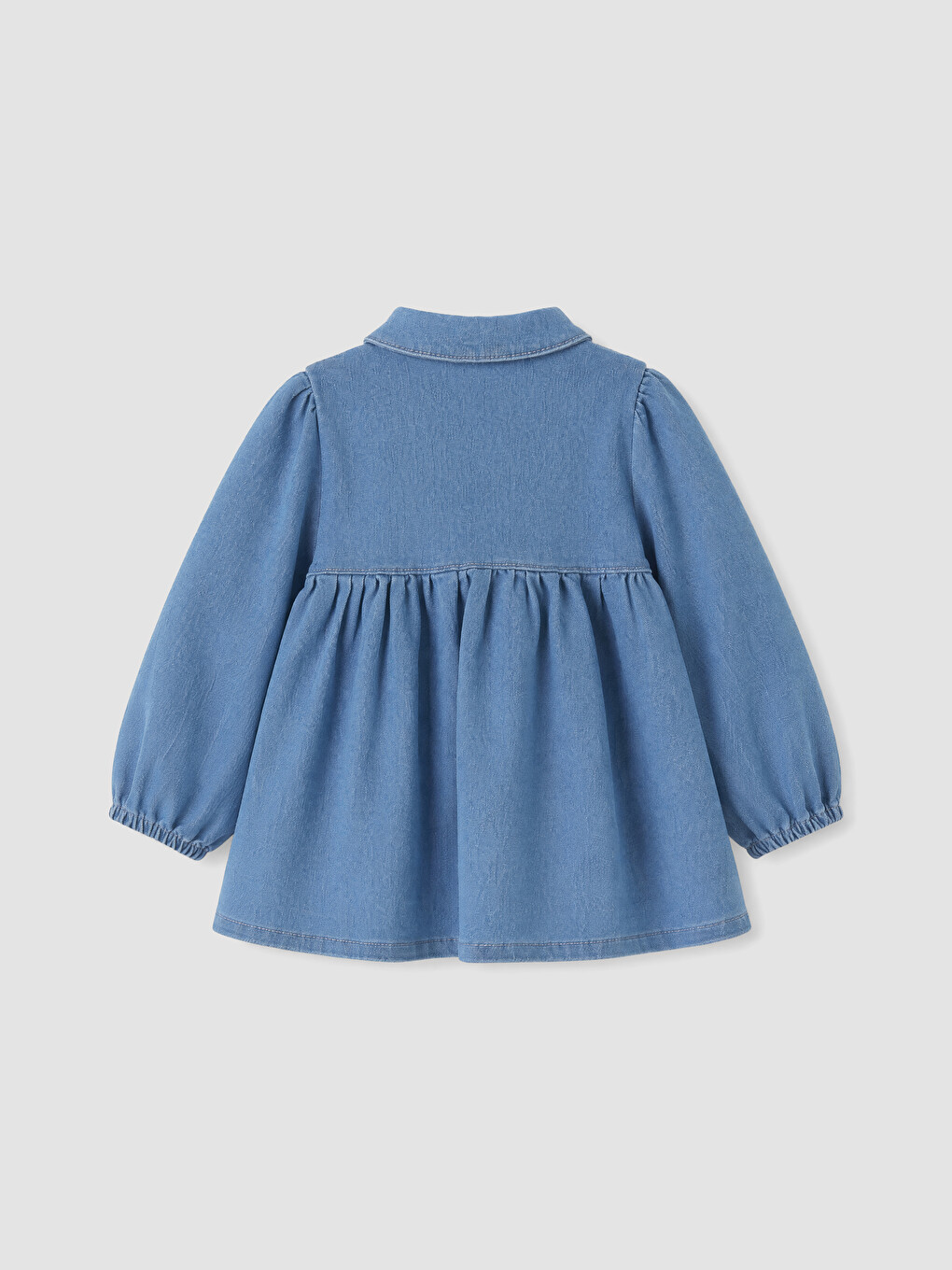 Collared Neck Baby Girls' Dress-4