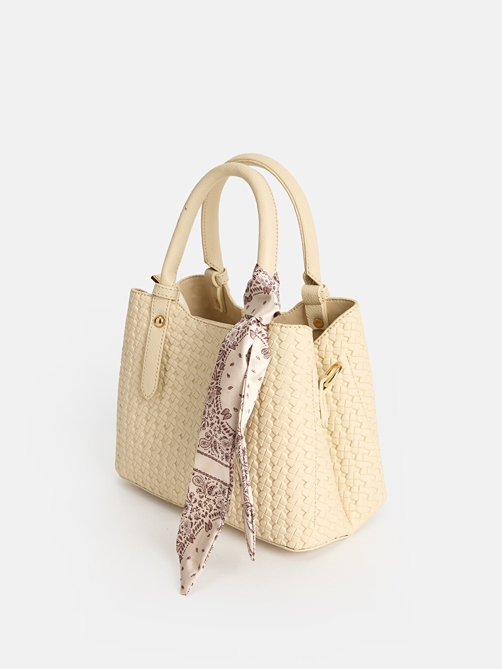 Woven Patterned Women's Shoulder Bag-2