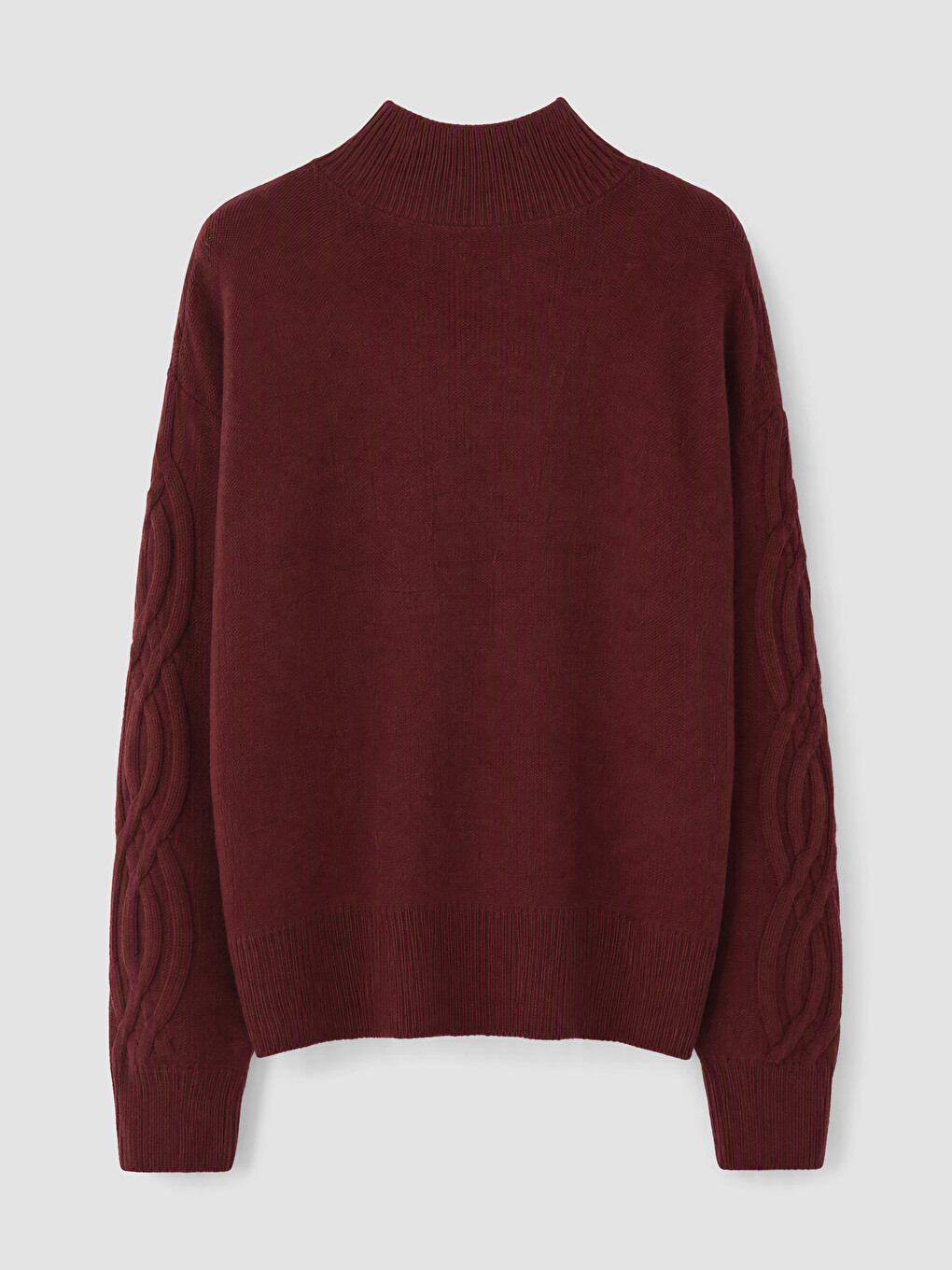 Cable Knit Patterned Women's Knitwear Sweater-6