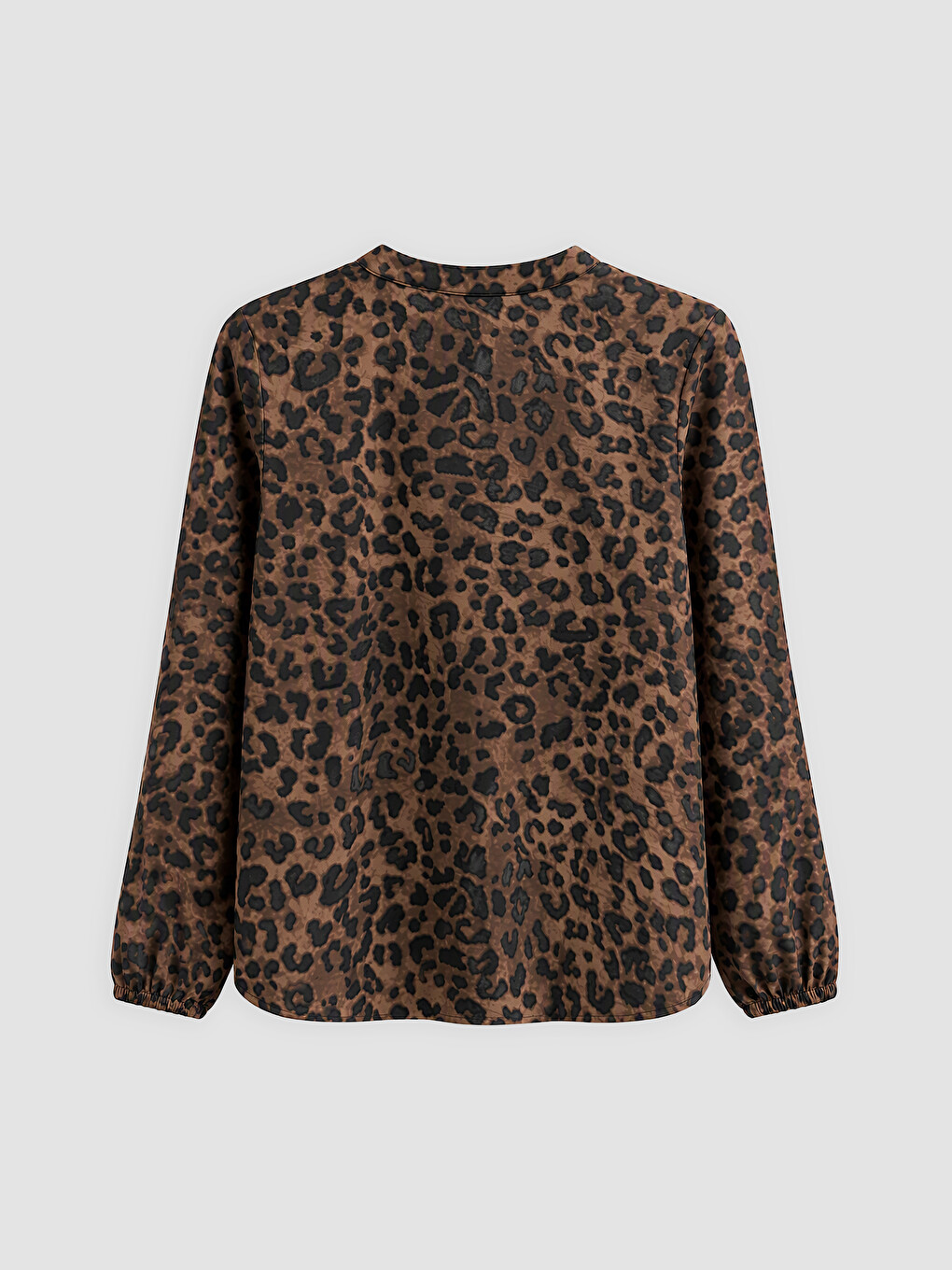 Tie Neck Floral Blouse-1