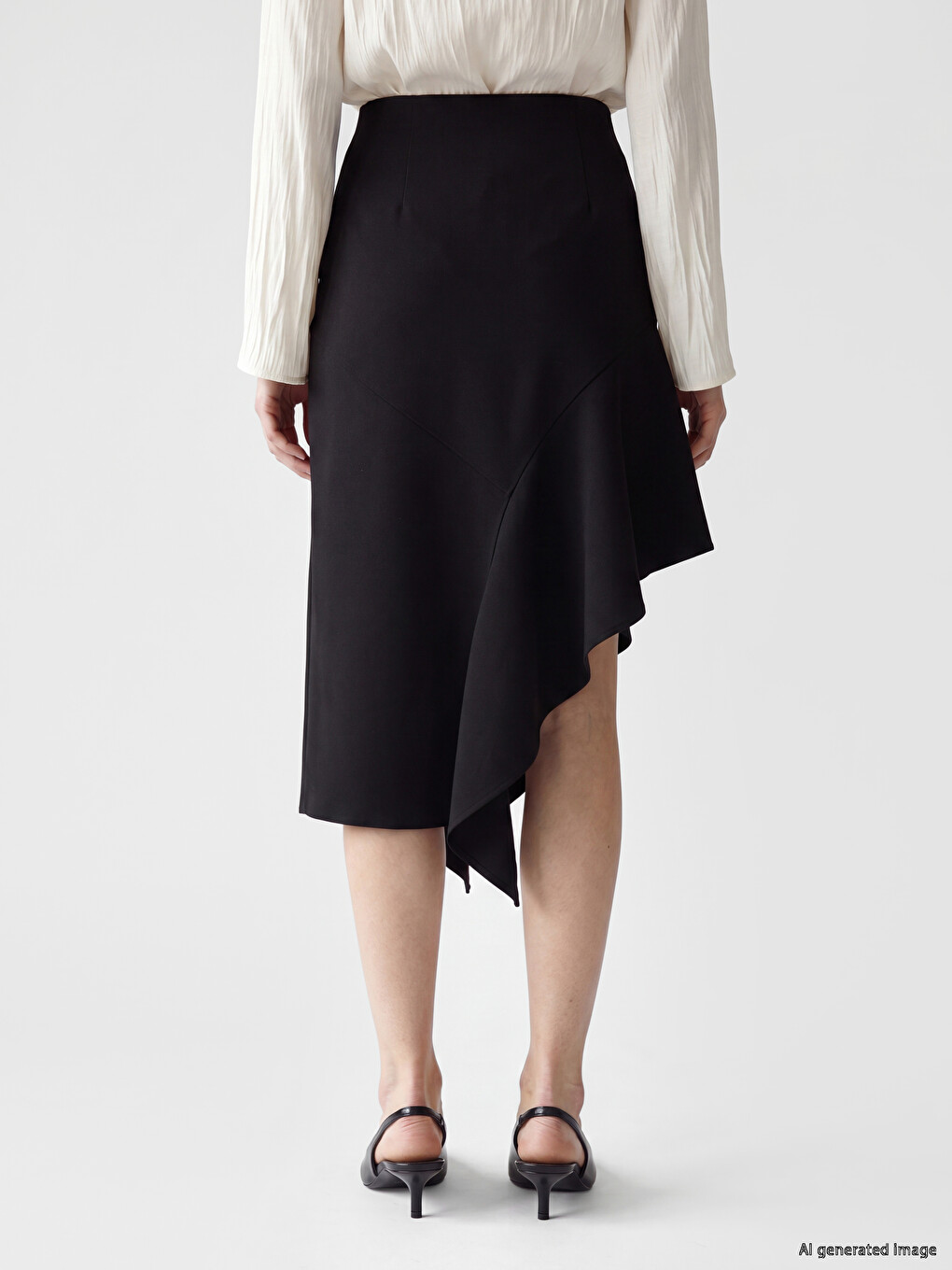 Woman Black Skirt-3