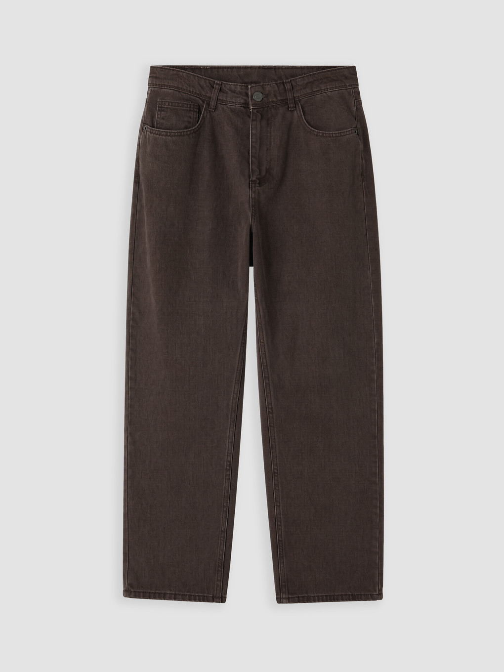 Kahverengi 710 Loose Fit Erkek Jean Pantolon-5