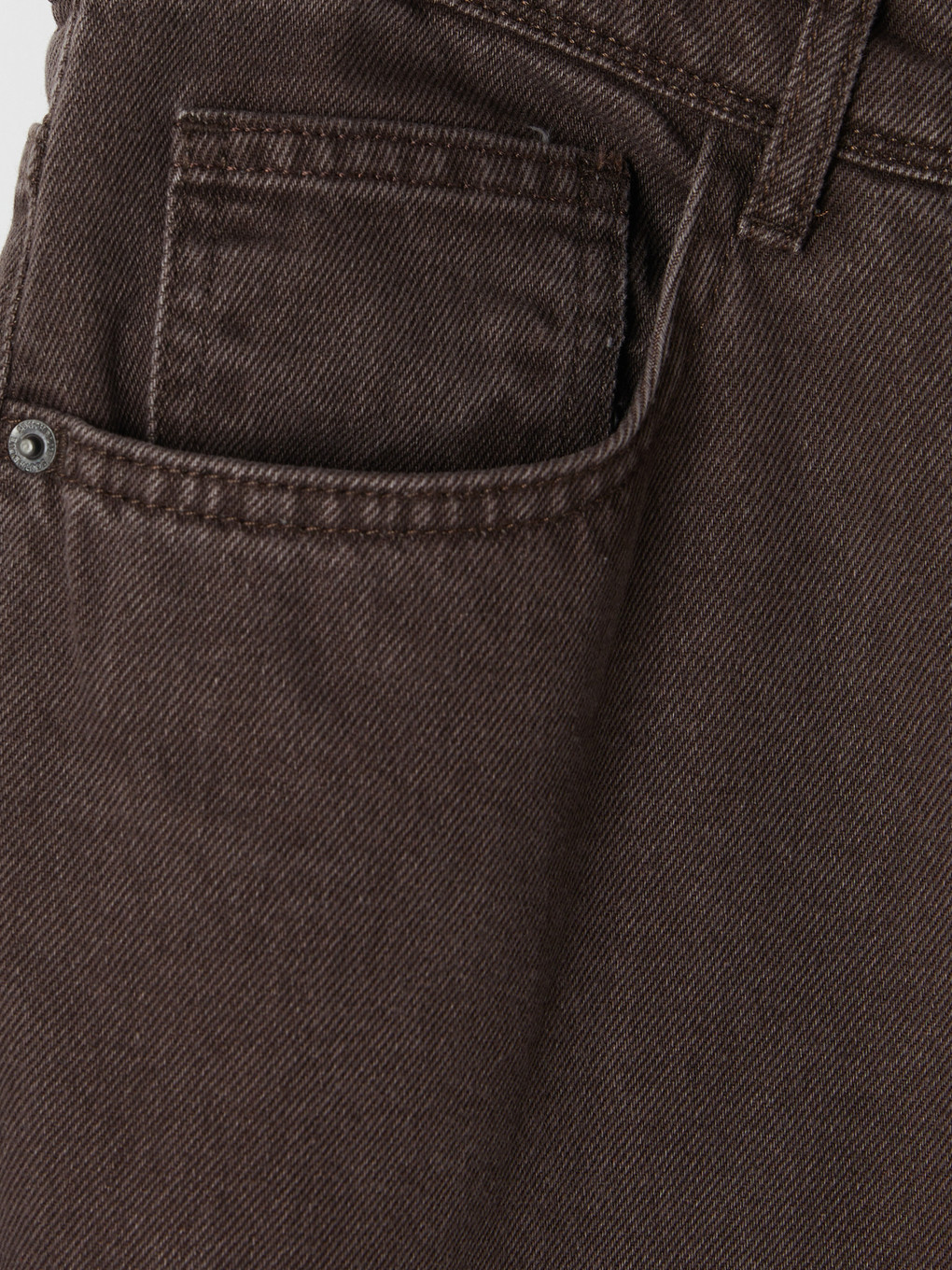 Kahverengi 710 Loose Fit Erkek Jean Pantolon-6