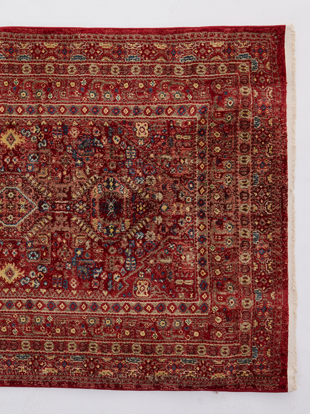 Karışık Desenli Püsküllü Halı 120x180 Cm-1