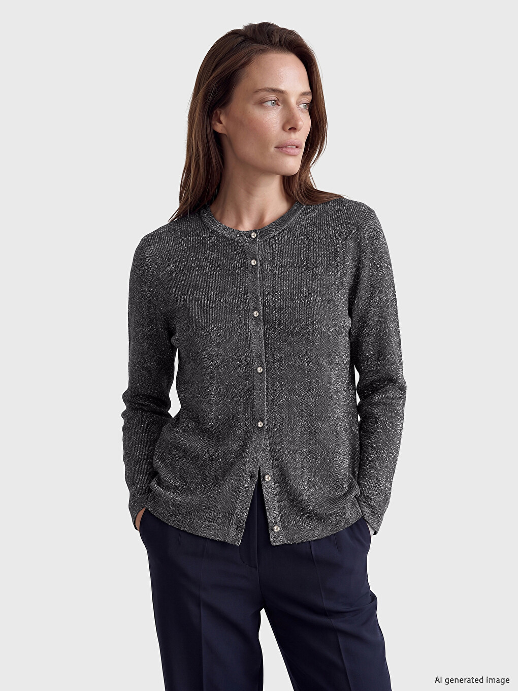 Cardigan Gri Femeie