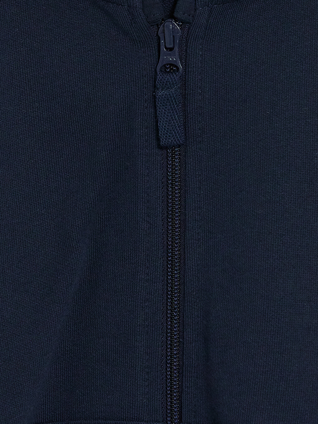 Lacivert Erkek Çocuk Fermuarlı Sweatshirt-1