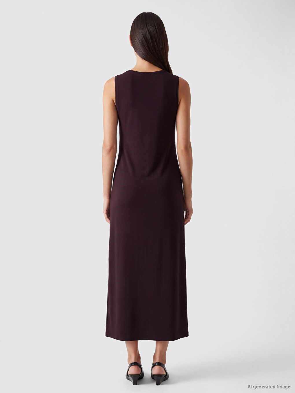Asymmetrical Collar Ruched Soft Touch Dress-3